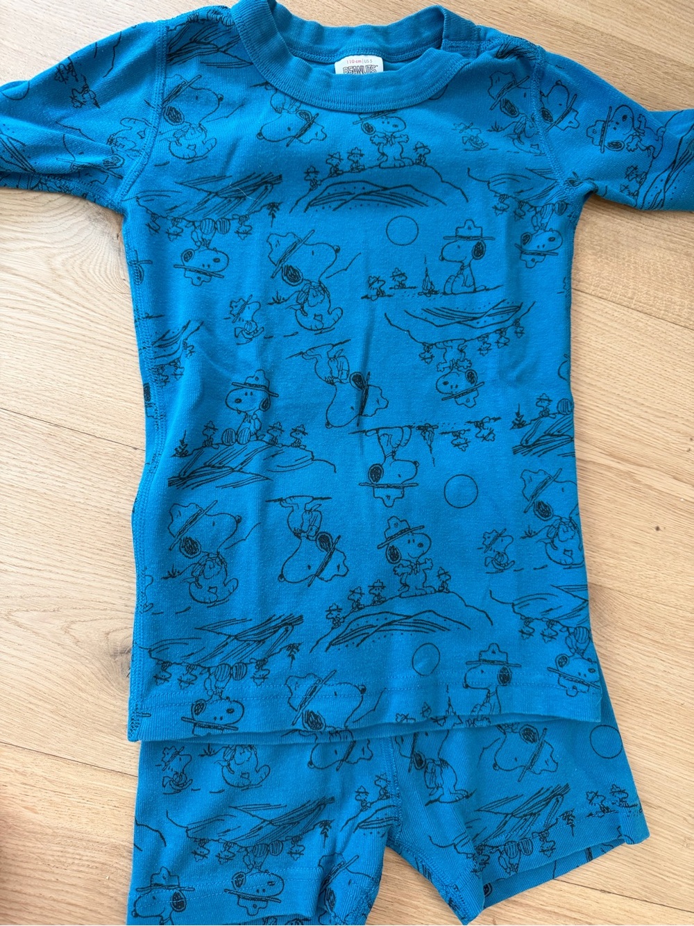 Hanna Andersson Peanuts Snoopy Organic Cotton Pajamas Size 5 (110)